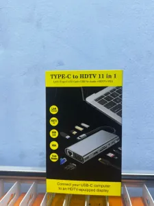 Type-C To HDTV 11 in 1 Adapter front